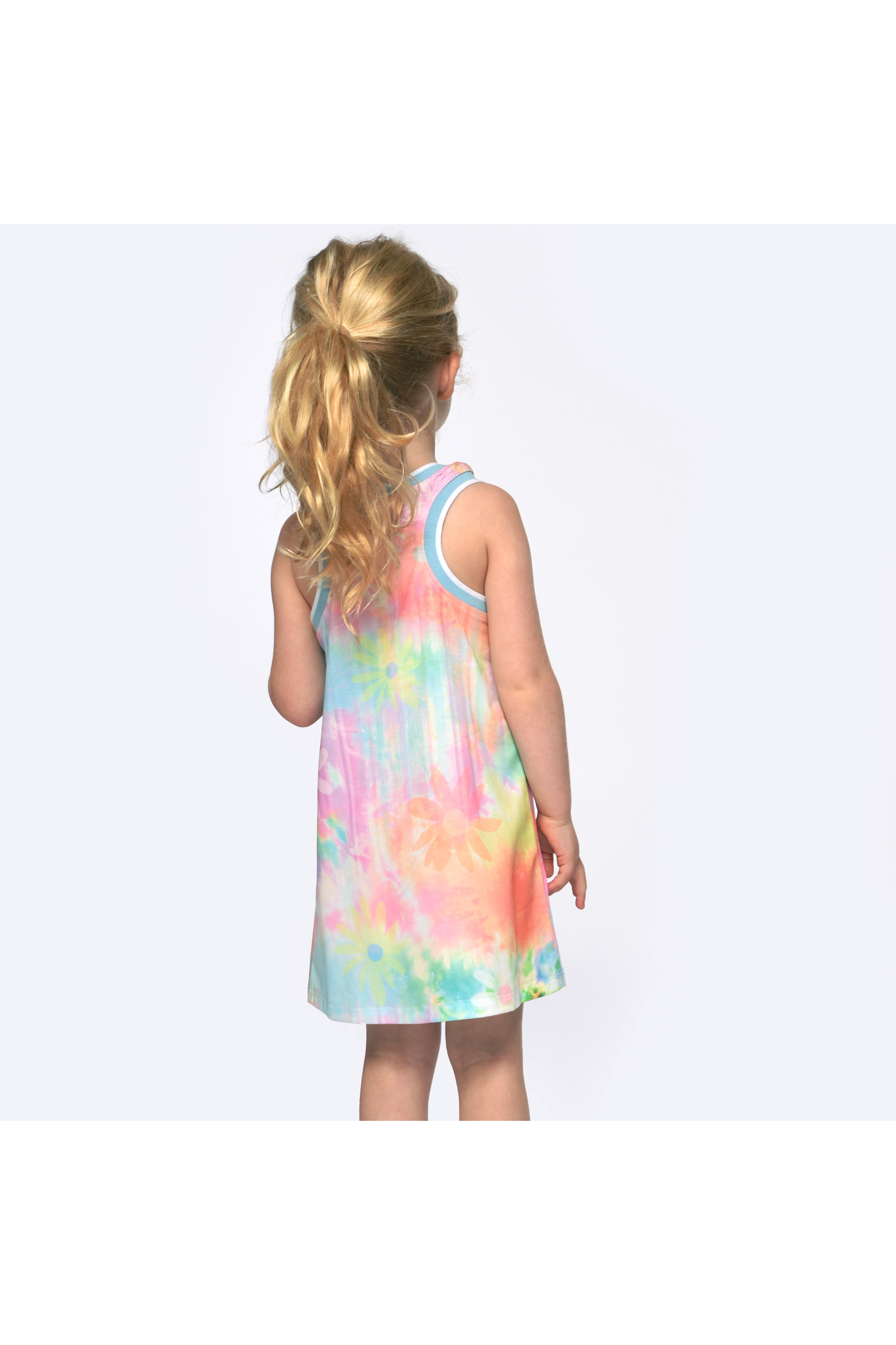 Hannah Banana Peace Love and Happiness Asymmetrical Luxe Dress