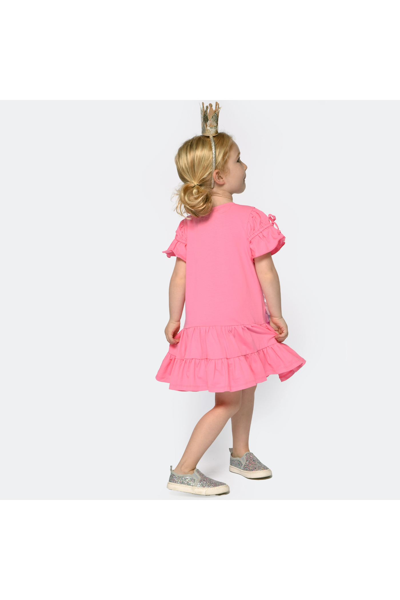 Hannah Banana Luxe Fit and Flare Unicorn Dress